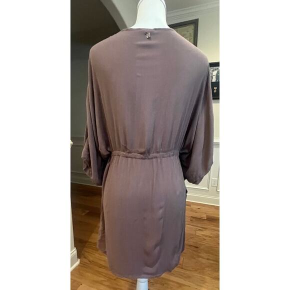 SKYE SWIM COVER TAUPE TIE WAIST CUT OUT DETAILING WOMENS ONE SIZE - Picture 3 of 9